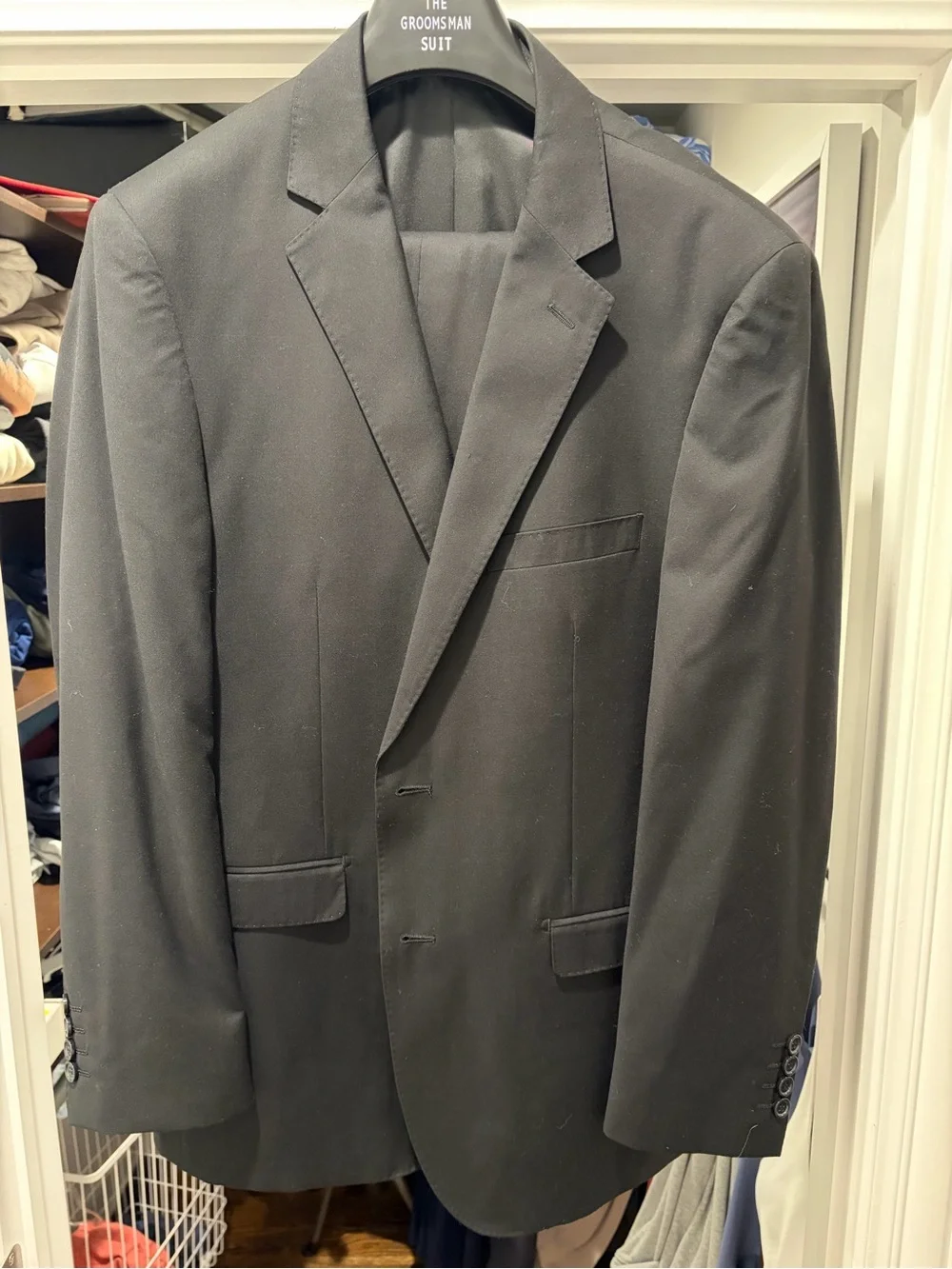 Classic Black Men's Two-Piece Suit